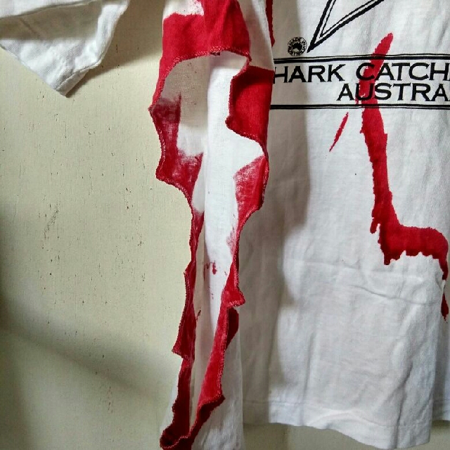 shark attack (Category: Swim Trunks & Board Shorts) located in Kulim. Submitted by dk_bundle (Listing ID 128394997, Image 2). Description: condition 8/10 pit 23 length 27 ws 0174960515.