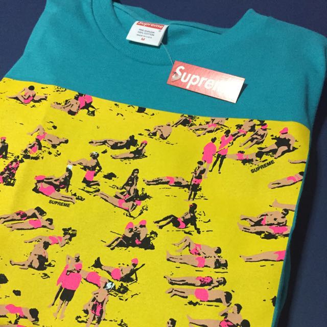 Supreme beach tee cheap