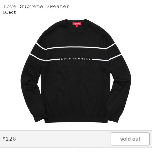 love supreme sweater