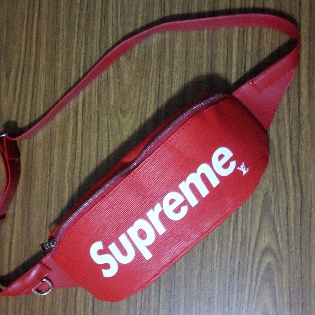 Louis Vuitton Supreme Bum Bag, Men's Fashion, Bags, Sling Bags on Carousell