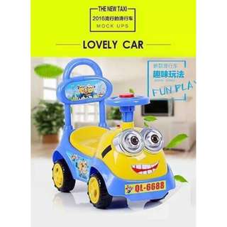 Minions Push Cart Ride On Car for Kids