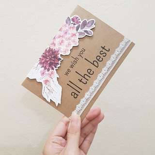 fleur | farewell card