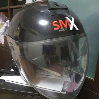 Black SMX helmet - size L