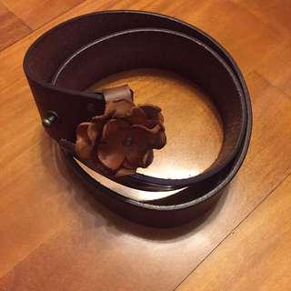 Nice Claup 復古花花皮帶64200166971650110