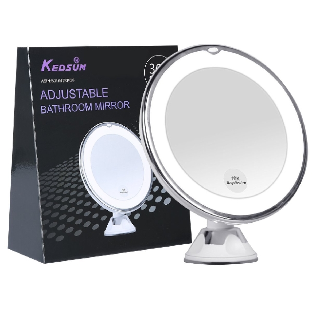 31 Kedsum 6 8 10x Magnifying Led Lighted Makeup Mirror Bathroom Photo