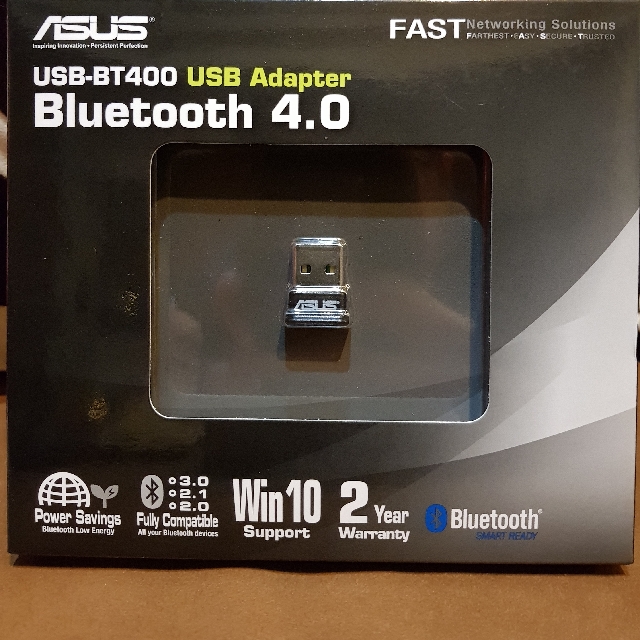 ASUS USB-BT400 USB 2.0 Bluetooth 4.0 Adapter, Computers & Tech, Parts &  Accessories, Cables & Adaptors on Carousell