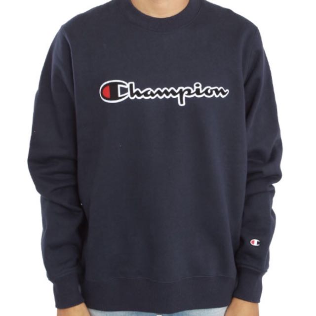 Champion authentic crewneck shop