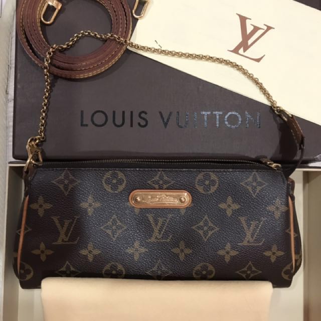 Louis Vuitton Monogram Pochette Eva 2way Crossbody Shoulder