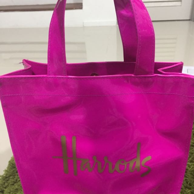 Harrods small logo shopper bag store