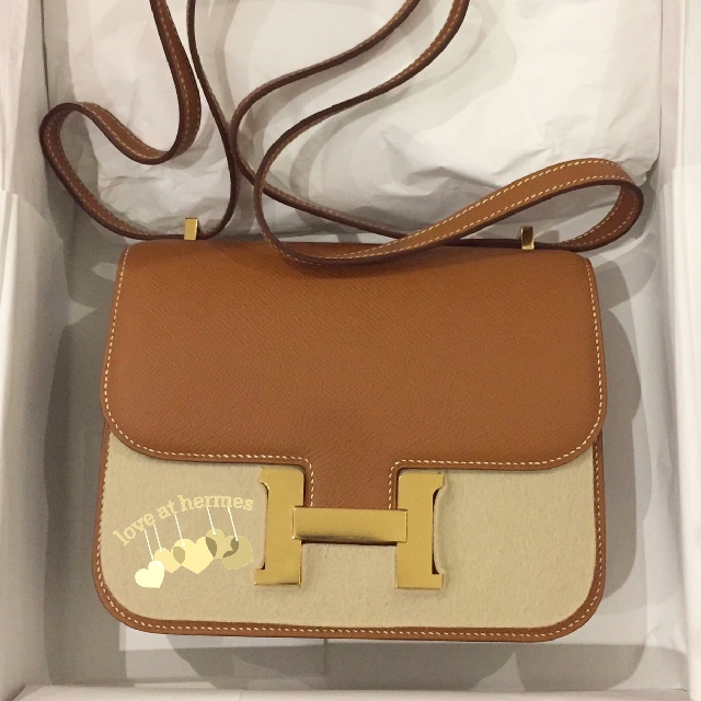 Hermès Constance 18 Etain Epsom in Rose Gold Hardware Authentic Hermes C18  RSGHW, Luxury, Bags & Wallets on Carousell