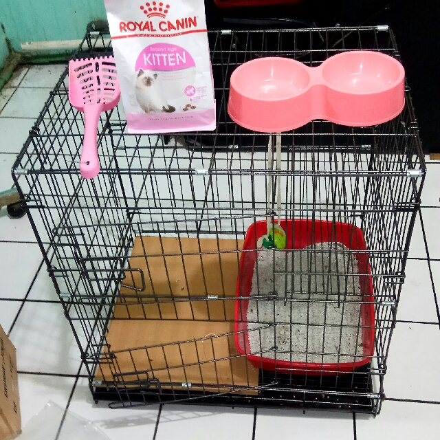 Kandang Kucing Ukuran 60 Cm 2 Tingkat