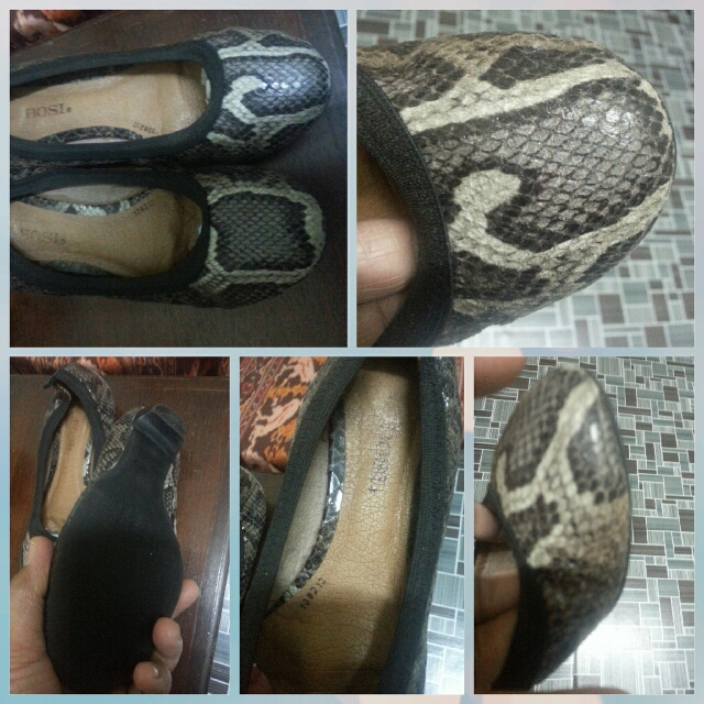 Kasut Kulit Ori Ular Sawa Size 5 Women S Fashion Shoes On Carousell