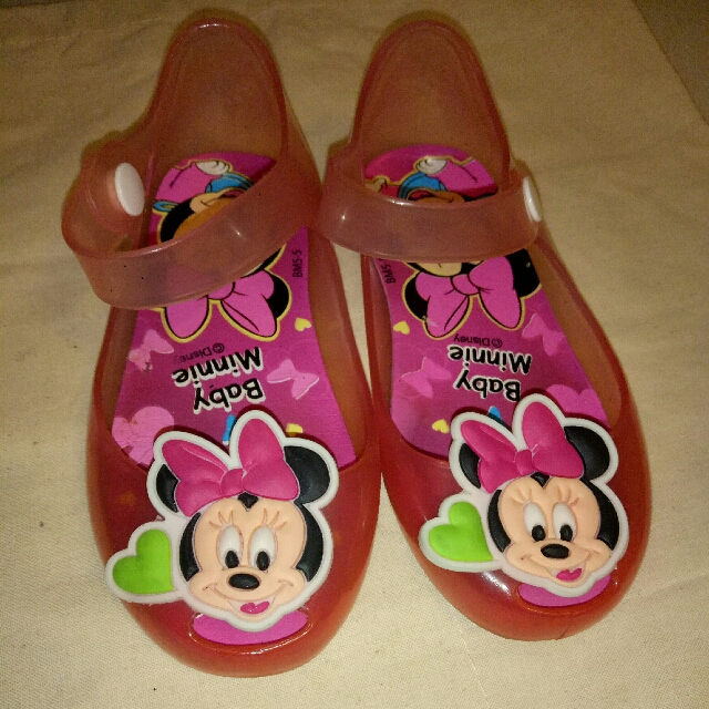 minnie mouse jelly sandals