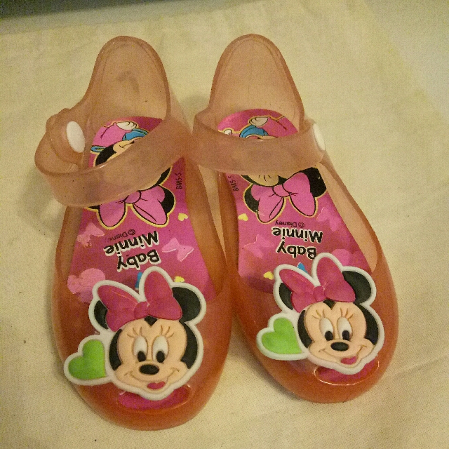 Light pink Minnie Mouse Mary Jane Jelly shoes Babies Kids