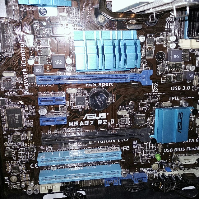 Paket mobo asus m5a97 r2 0 fx 6100 elektronik bagian komputer