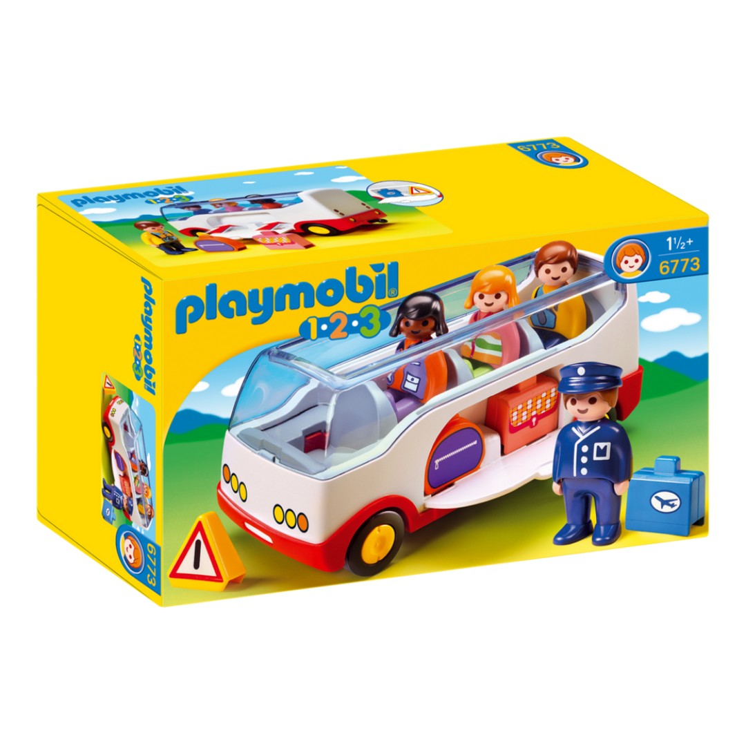 playmobil airport bus