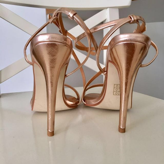 Public desire hotsell rose gold heels