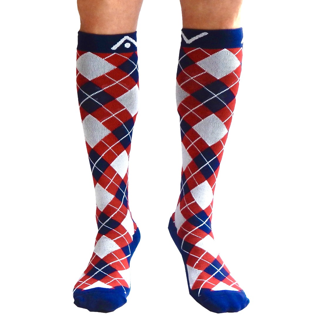 Scottish Argyle Compression Socks (1 pair) for Women & Men by A-Swift ...