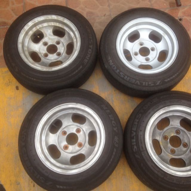 Sportrim rim 13 siap tayar, Aksesori Auto di Carousell