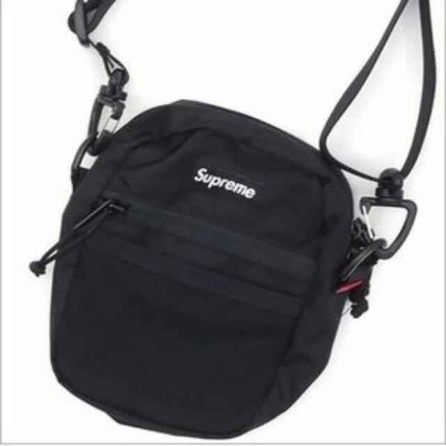 Supreme waist bag ss17 black, Men's Fashion, Bags, Sling Bags on Carousell