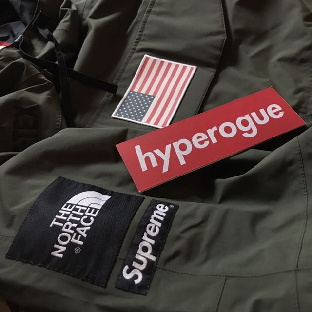 Supreme the north face trans antarctica expedition pullover sales jacket olive