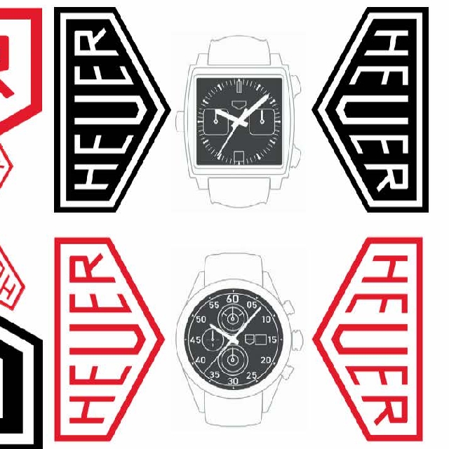Tag Heuer Stickers. On A4 Waterslide or Vinyl Sticker Sheet. Great For