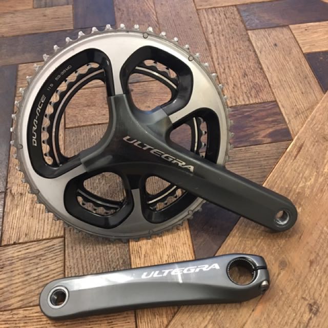 Ultegra 6800 Crankarms (172.5mm) with Dura Ace 53/39T Chain Rings 