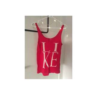 H&M "LIKE" Tank Top