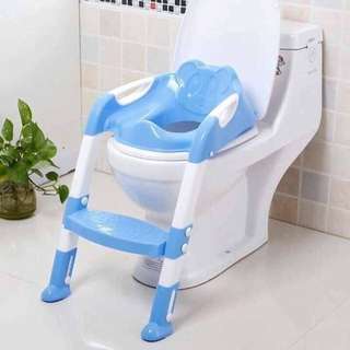 Baby's Blue Toilet Seat Potty Trainer
