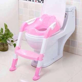 Baby's Pink Toilet Seat Potty Trainer