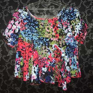 Baju Wanita, Lengan Pendek, Croptop