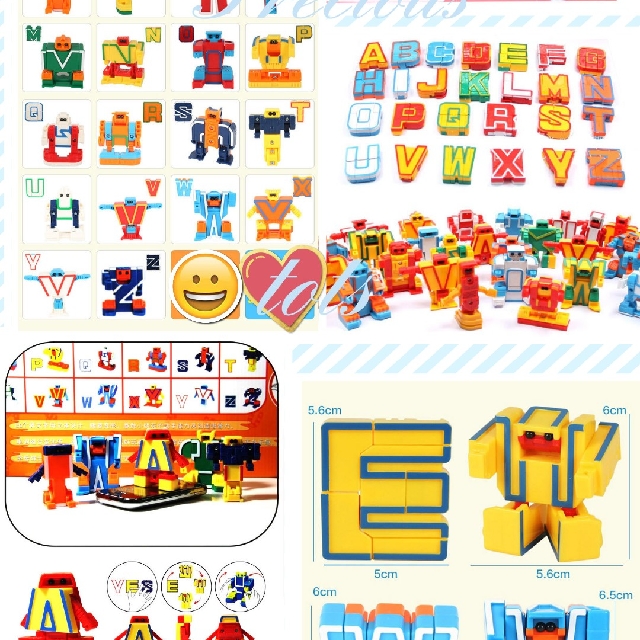 alphabet robot toys