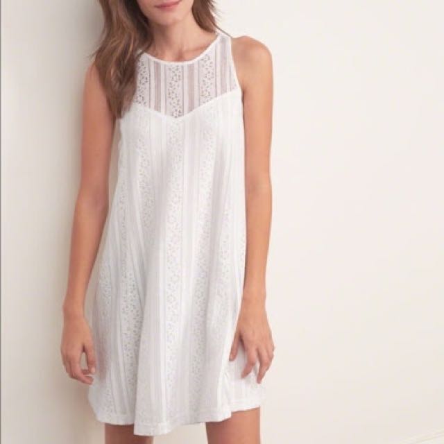 Abercrombie Fitch White Lace Summer Dress Women S Fashion