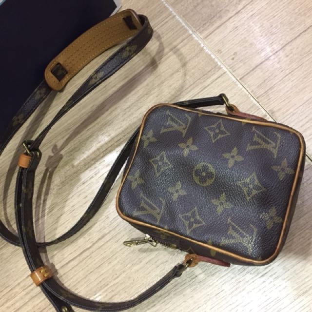Authentic Louis Vuitton lv mini danube sling bag, Women&#39;s Fashion, Bags & Wallets on Carousell