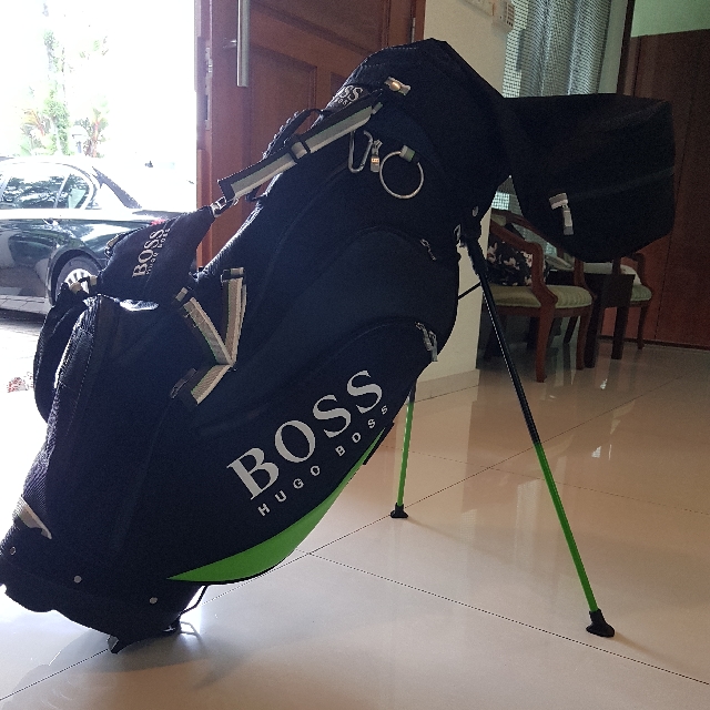 BN Hugo Boss Goltigo Golf Bag Black 