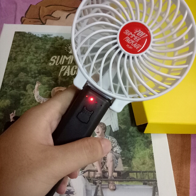 Bts Summer Package Fan Battery K Wave On Carousell