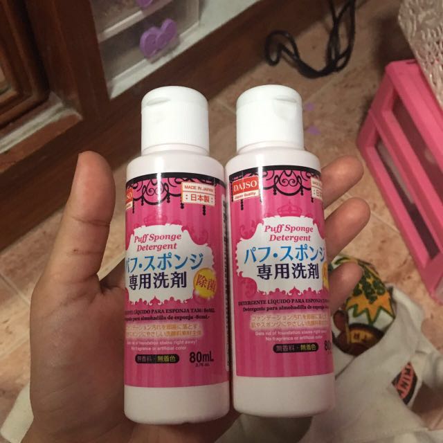 Daiso Makeup Sponge And Brush Detergent Health Beauty Makeup On