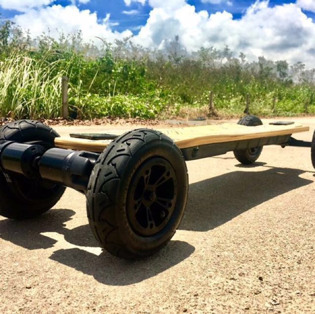 E skateboard, e mountainboard, eskate, elongboard, evolve bamboo GT