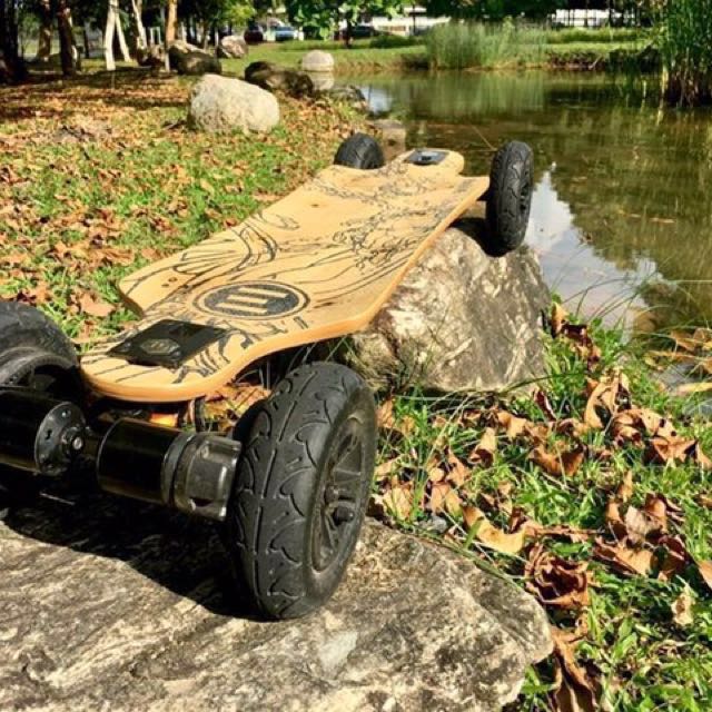 E skateboard, e mountainboard, eskate, elongboard, evolve bamboo GT