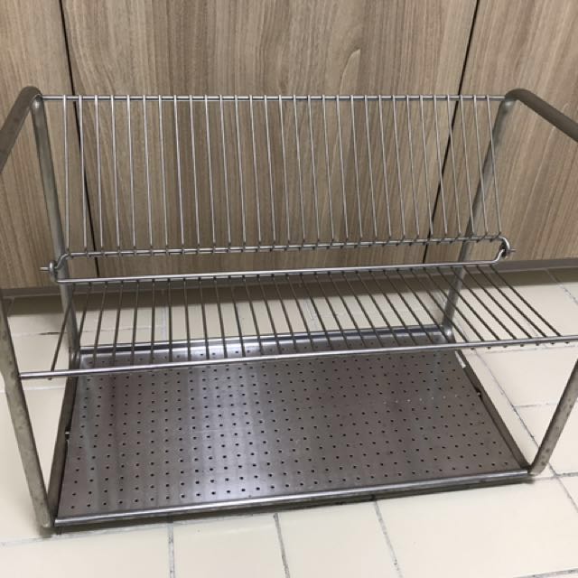 IKEA Stainless Steel Dish Rack, TV & Home Appliances, Kitchen