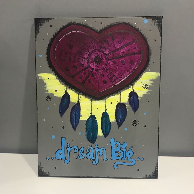 Inspirational Quotes Acrylic Painting On Canvas Furniture Home