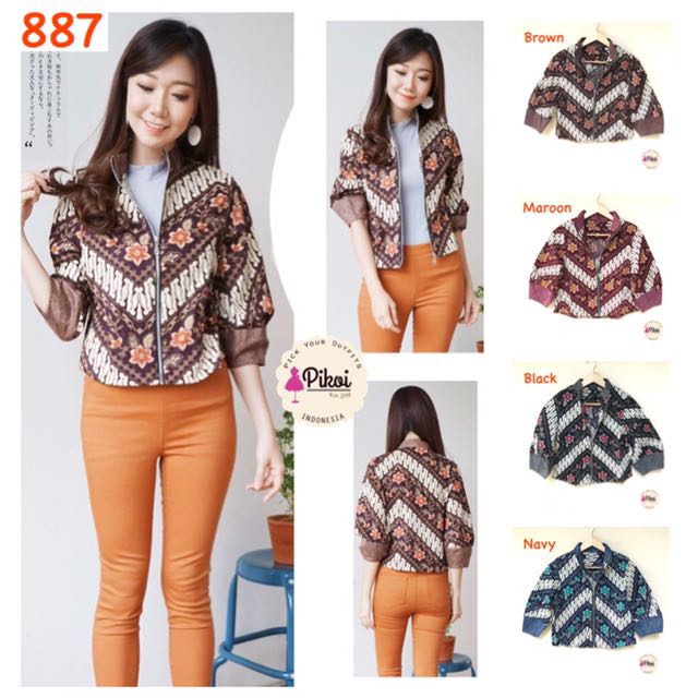 570 Model Jaket Batik Terbaru HD