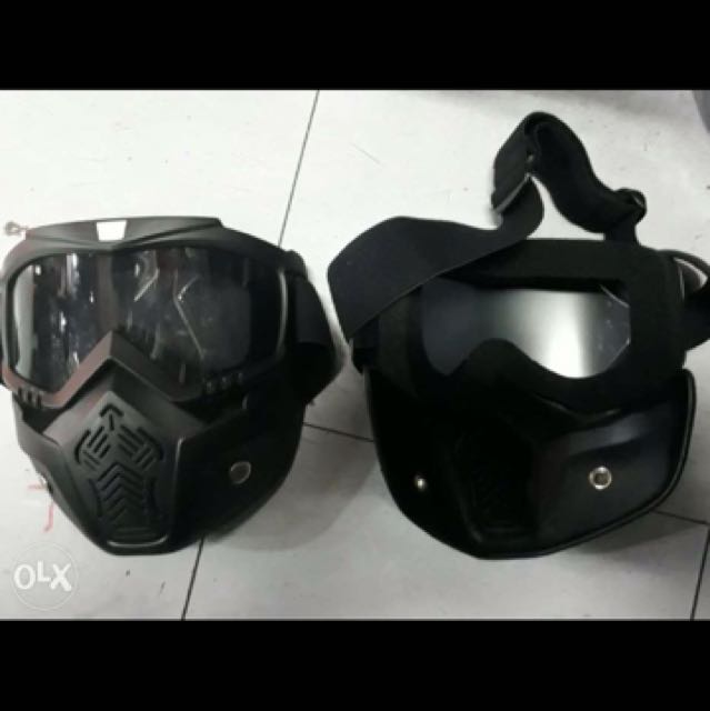 Motor MAsK (Category: Motorbikes) located in Manila. Submitted by rodlex (Listing ID 128641288, Image 2). Description: Moto mask All black edition /NEW/ liteweight /Manila area .
