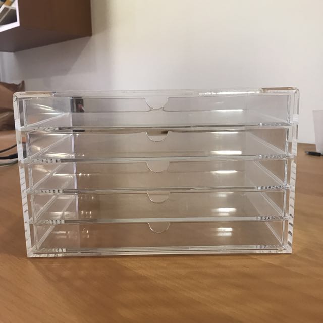 Muji Acrylic 5 Drawer Case Furniture Others On Carousell