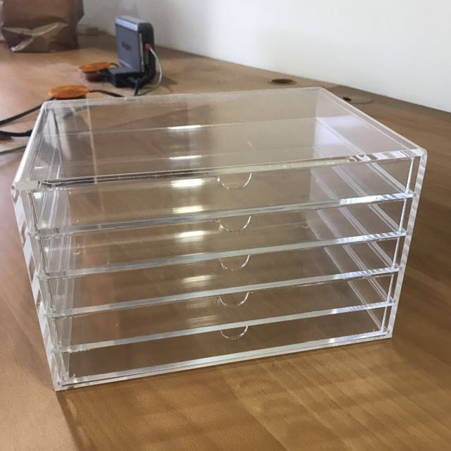 Muji Acrylic 5 Drawer Case Furniture Others On Carousell