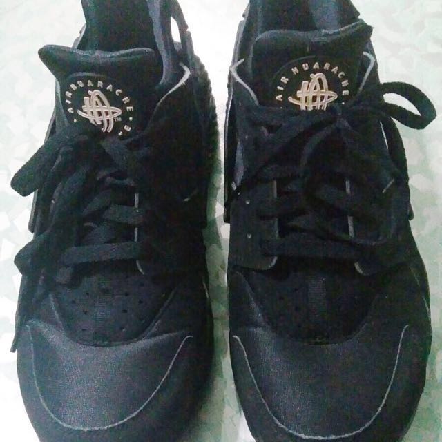 mens huaraches triple black