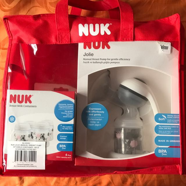 Nuk Jolie Manual Breast Pump Babies Kids Nursing Feeding On
