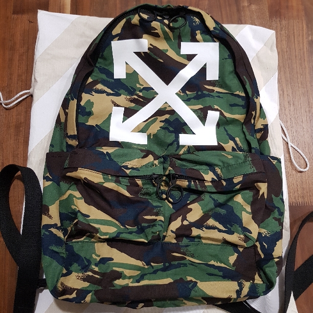 Off white camouflage backpack discount