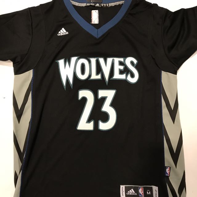 minnesota timberwolves sleeved jersey