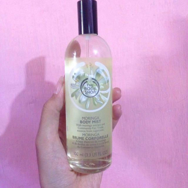 Ready!! The Body Shop Original Riject Body Mist The Body Shop moringa